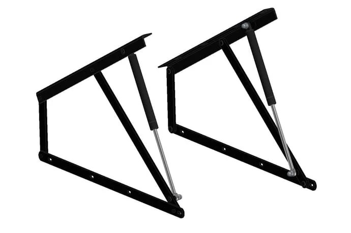 Detail of the lifting mechanism and gas spring, shared across all frame sizes